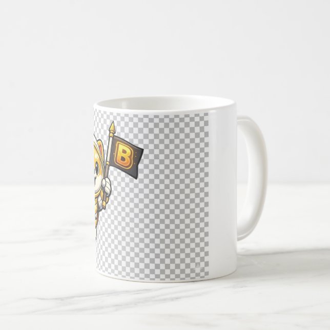 Caneca De Café BabyDoge Para a Lua (Frente Esquerda)