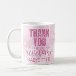 Caneca De Café Babysitter Incrível Obrigado Apreciação