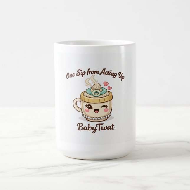 Caneca De Café BabyTwat (Centro)