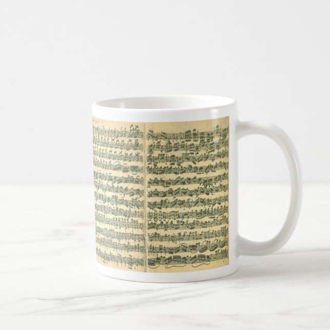 Caneca De Café Bach Chaconne (Direita)