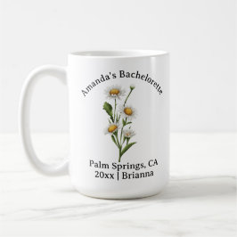 Caneca De Café Bachelorette Birth Month Flower April Daisy