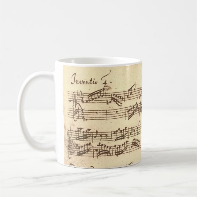 Caneca De Café Bach's Invention (Esquerda)