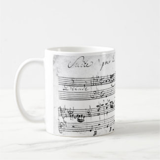 Caneca De Café Bach's Lute Suite