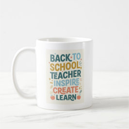Caneca De Café Back to School Teacher gift