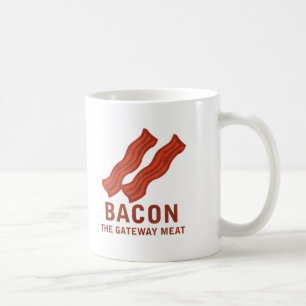 Caneca De Café Bacon, a carne da entrada