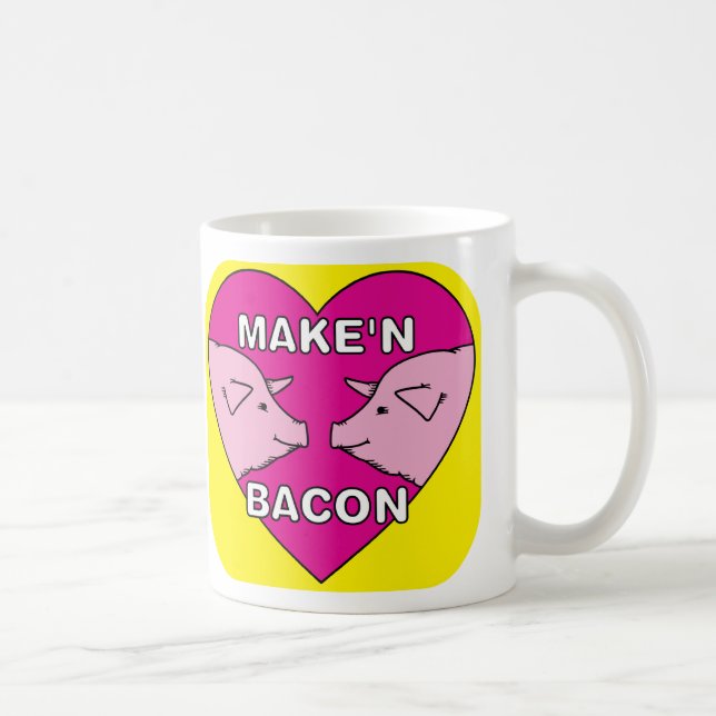 Caneca De Café Bacon de Make'n (Direita)