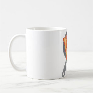 Caneca De Café Bacon e Ovo Em Saucepan