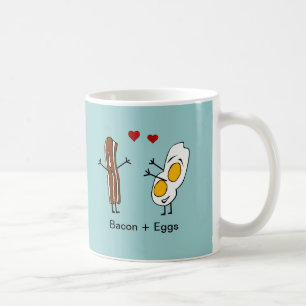 Caneca De Café Bacon + Ovos