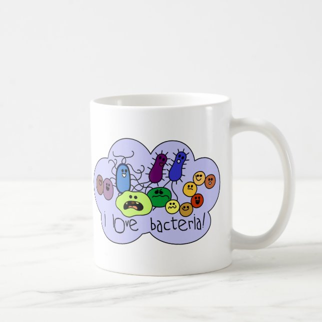 Caneca De Café Bactérias do amor (Direita)