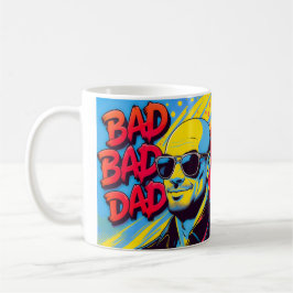 Caneca De Café Bad bad dad 