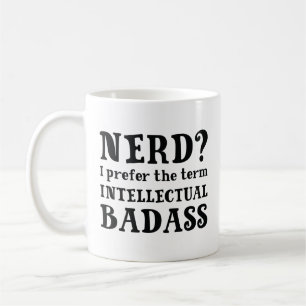 Caneca De Café Badass Intelectual