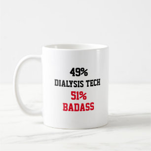 Caneca De Café Badass Tecnológico de Diálise