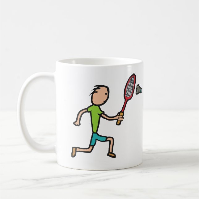 Caneca De Café Badminton (Esquerda)