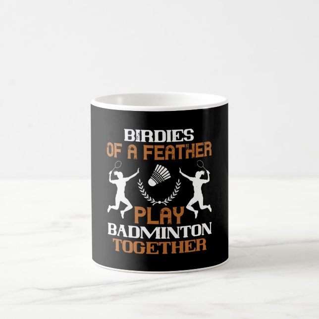 Caneca De Café Badminton - Birdies of a feather (Centro)