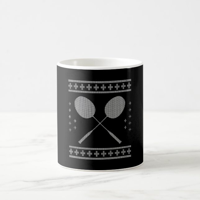 Caneca De Café Badminton Christmas (Centro)