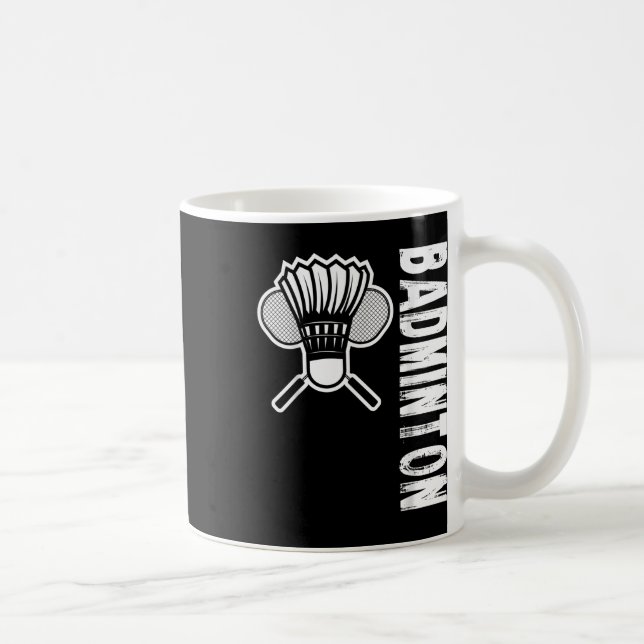 Caneca De Café Badminton desportivo (Direita)