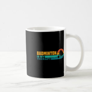 Caneca De Café Badminton É A Minha Parceira De Badminton Engraçad