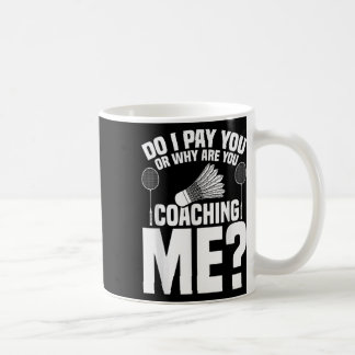 Caneca De Café Badminton Game Coaching Shuttle Player Badminton