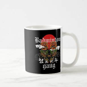Caneca De Café Badminton Gang, Rosas Scorpions Esportivo Rept Flo