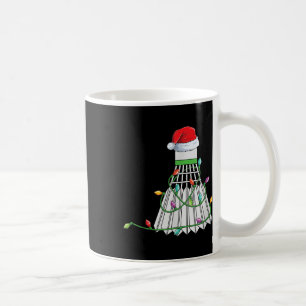 Caneca De Café Badminton Natal Dom Santa Hat Embalado Em Holi