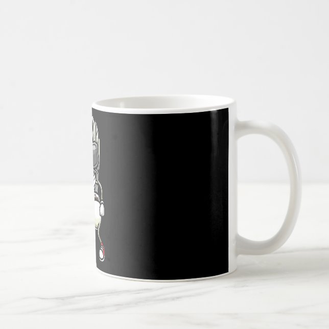 Caneca De Café Badminton Shuttle Dancing  (Direita)