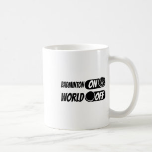 Caneca De Café Badminton Shuttle Racket - Equipe Badminton No Mun