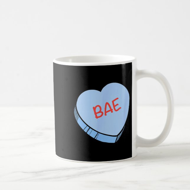 Caneca De Café “bae” Conversation Hearts Valentine’s Day  (Direita)