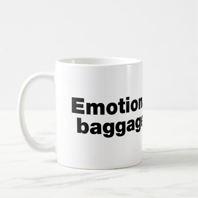Caneca De Café Bagagem emocional (Esquerda)