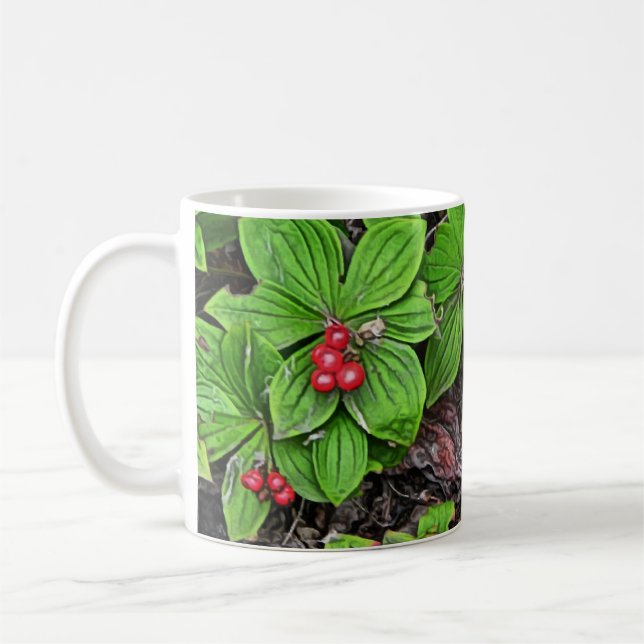 Caneca De Café Bagas De Berries (Esquerda)