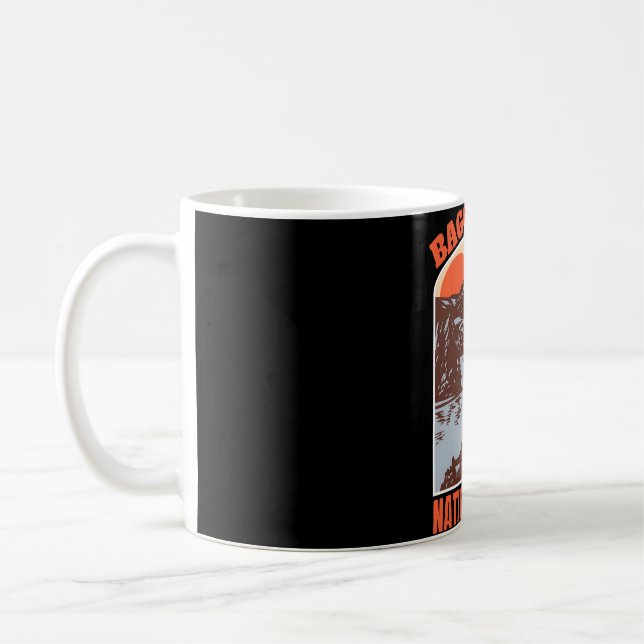 Caneca De Café Bago Bluff � o horizonte sem fim da Austrália (Esquerda)