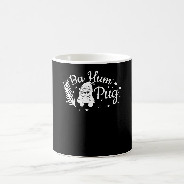 Caneca De Café Bah Hum Pug Cujo Cachorro Engraçado Engraçado Pupp (Centro)