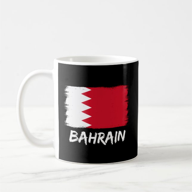 Caneca De Café Bahraini Bandeira Bahrain (Esquerda)