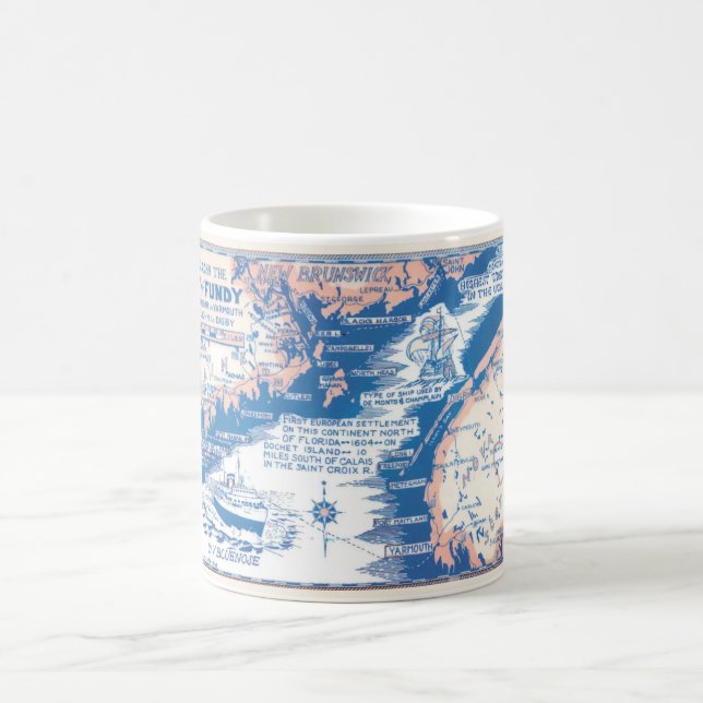 Caneca De Café Baía de Fundy Mug (Centro)