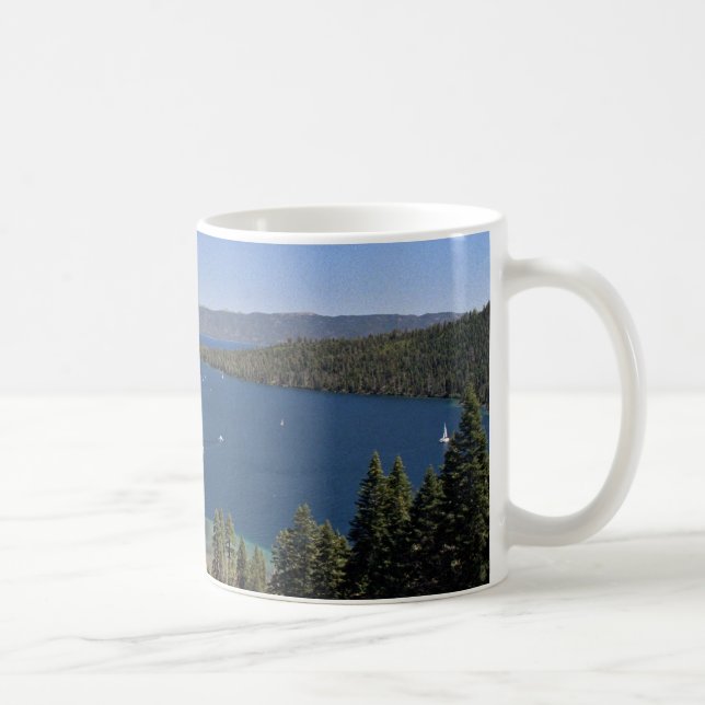 Caneca De Café Baía esmeralda, Lake Tahoe, Califórnia, EUA (Direita)