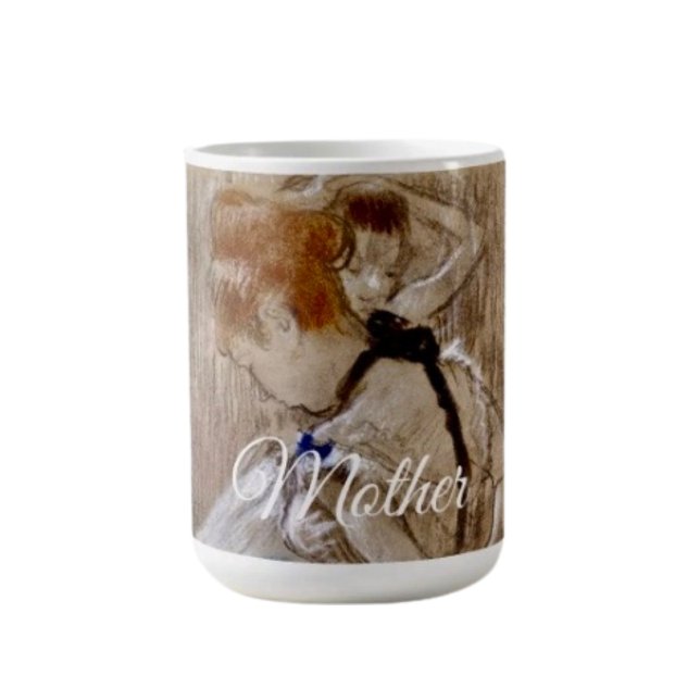 Caneca De Café Bailarina de Degas com Laço Azul (Criador carregado)