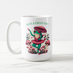 Caneca De Café bailarina de sapo, conto de fadas de dança mágica