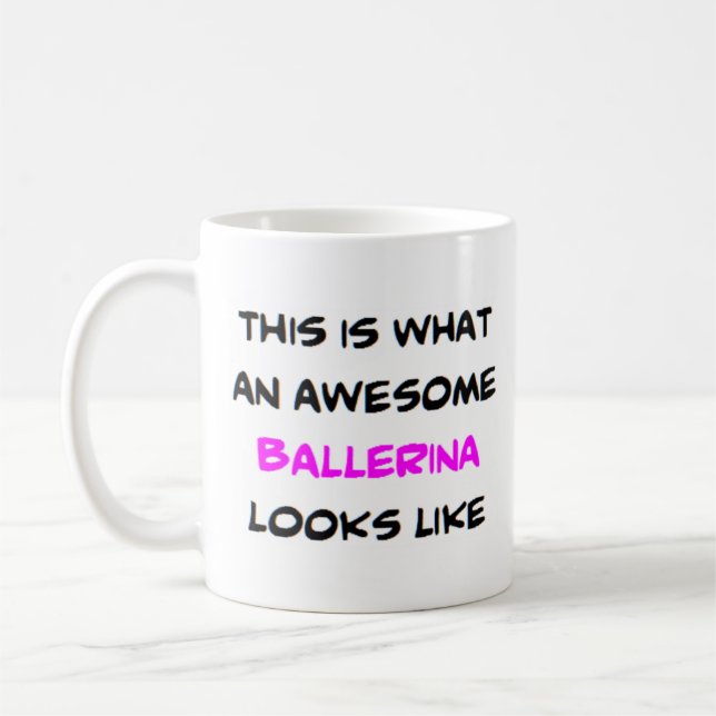Caneca De Café bailarina, incrível (Esquerda)