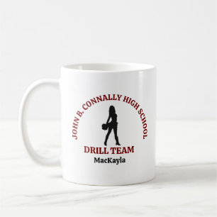 Caneca De Café Bailarina Personalizada da Equipe de Dança do Maro