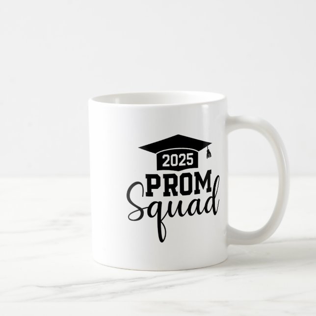 Caneca De Café Baile de formatura Squad 2025 Formando Funny Cl De (Direita)