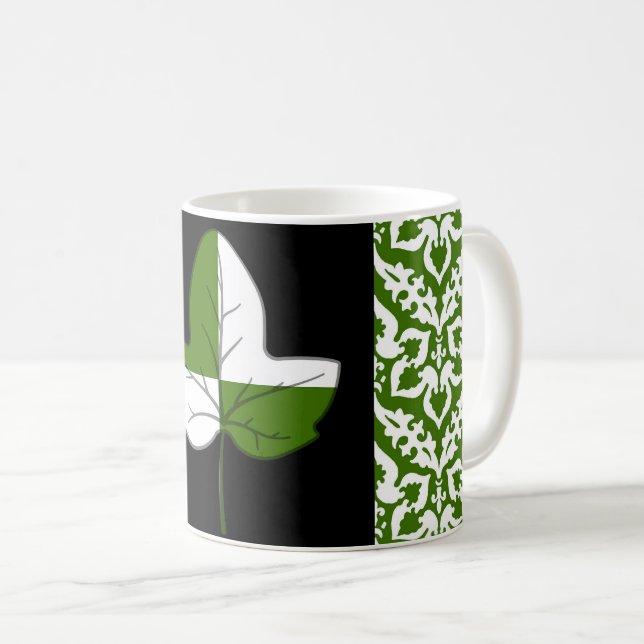 Caneca De Café Bailiado de Ivyeinrust Populace Crachá Coffee Mug (Frente Esquerda)
