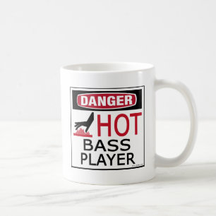 Caneca De Café Baixista quente