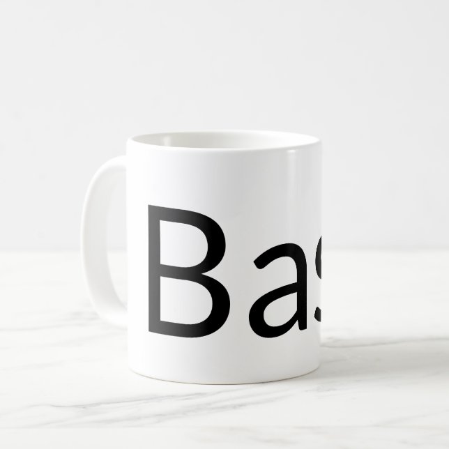 Caneca De Café Baixo (Frente Esquerda)