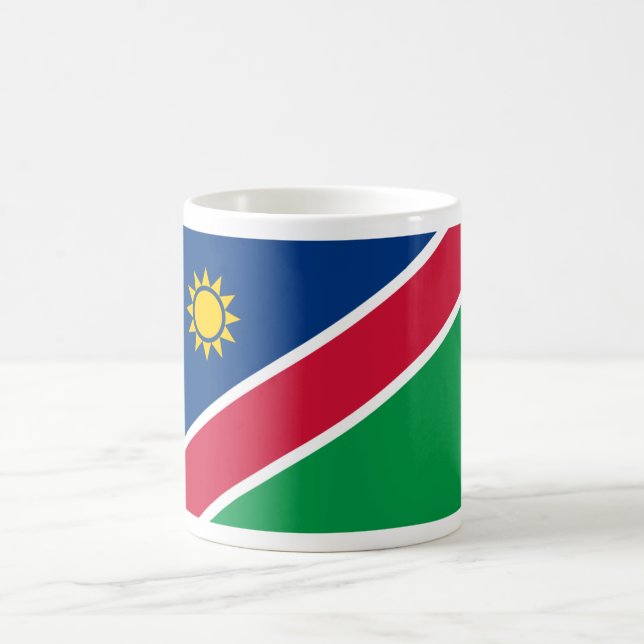 Caneca De Café Baixo custo! Bandeira de Namíbia (Centro)