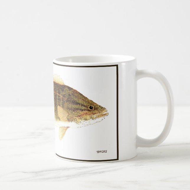 Caneca De Café Baixo de Smallmouth (Direita)