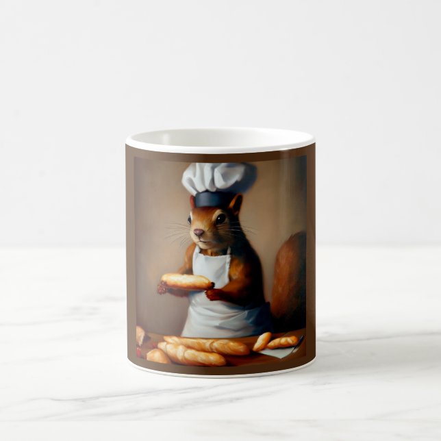 Caneca De Café Baker Francês Esquilo (Centro)