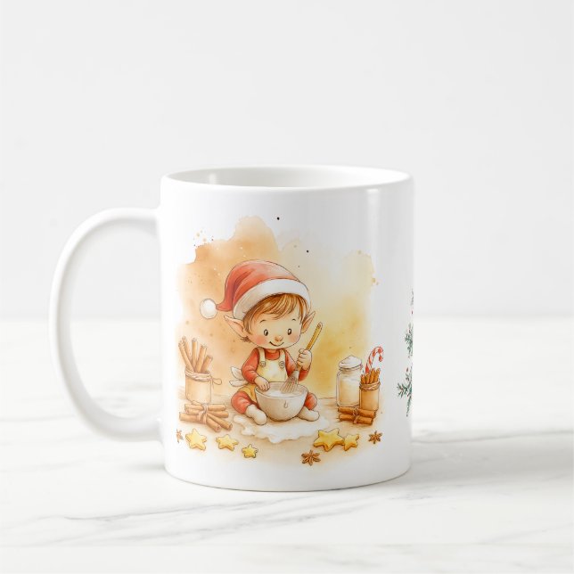 Caneca De Café Baking Brings Joy Christmas Mug (Esquerda)