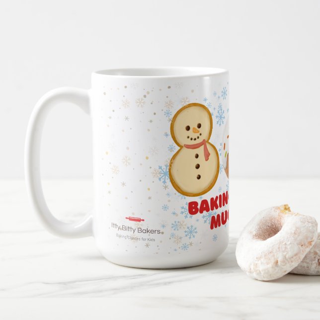 Caneca De Café Baking é SNOW muito divertido (Com Donut)