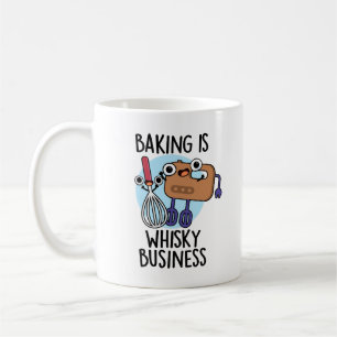 Caneca De Café Baking é Whisk-ey Business Engraçado Baker Pun