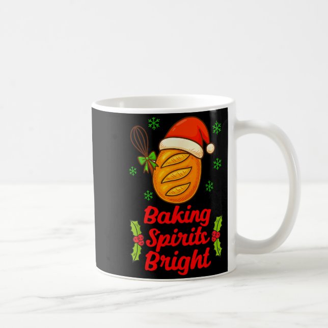 Caneca De Café Baking Srits A Bright Christmas Xmas Baker Sourdou (Direita)
