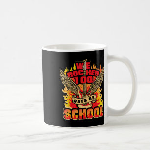 Caneca De Café Balançou 100 Dias De Escola Música 100 Dias De Esc